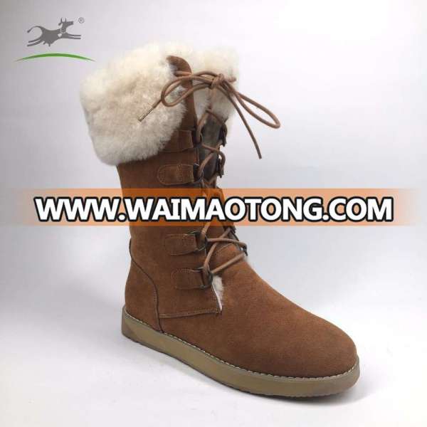 Latest design most popular female winter boots